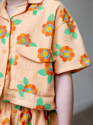 Buy notches patterns colombia shirt dress kids sewing pattern 19