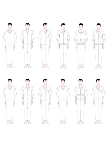 Buy notches patterns cuba shirt sewing pattern 16