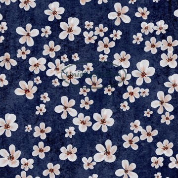 Ditsy flowers navy