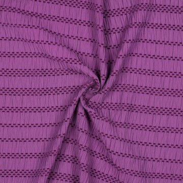 Jacquard chenille  paars1