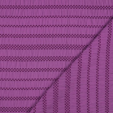 Jacquard chenille  paars2