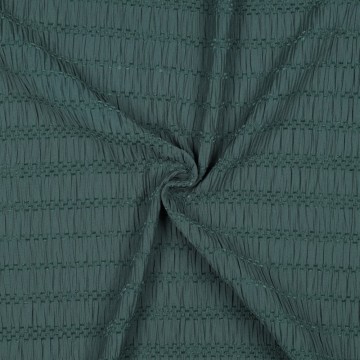 Jacquard chenille petrol1