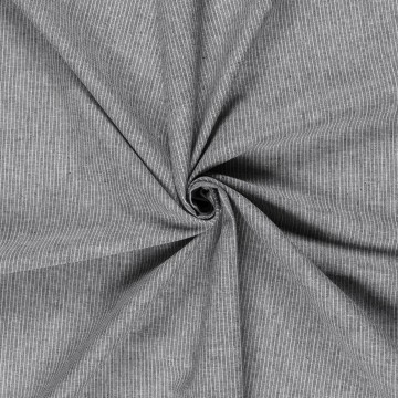 Linnenkatoen streepje zwart