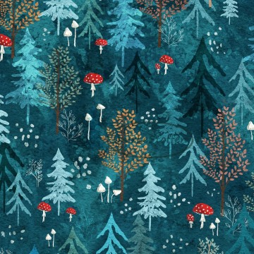 Magical forest teal