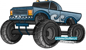 Monstertruck blauw