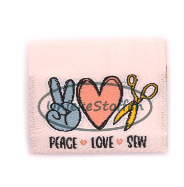 Peace love sew