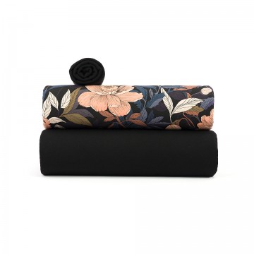 See you at six pasture rose l french terry black 02s