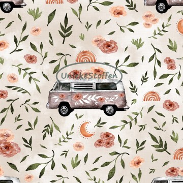 Summercamp floral sepia