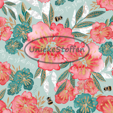 Freya's flowers duck - text