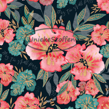 Freya's flowers ink - text