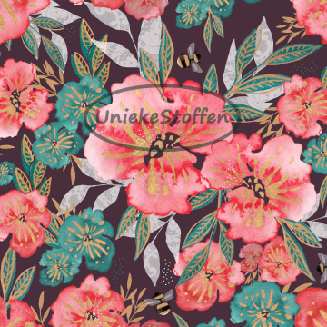 Freyas flowers plum - no text