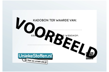 Voorbeeld kadobon